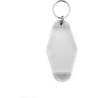 Combicraft Hunter Hotel Schlüsselanhänger Transparent, 45x88mm - 5 Stück