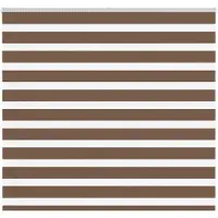vidaXL Doppelrollo Braun 155x100 cm Stoffbreite 150,9 cm Polyester