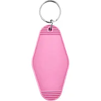 Combicraft Hunter Hotel Schlüsselanhänger Pink, 45x88mm - 5 Stück