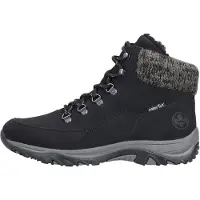 Rieker Damenschuhe Schnürstiefel Schwarz Freizeit