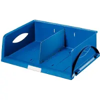 Leitz Ablagekorb Sorty, DIN A4 quer, Polystyrol, blau