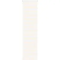 vidaXL Doppelrollo Marmorbeige 55x200 cm Stoffbreite 50,9 cm Polyester