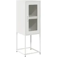 vidaXL Sideboard Weiß 36x39x107 cm Kaltgewalzter Stahl