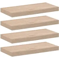 vidaXL Schweberegale 4 Stk. 50 x 23,5 x 4 cm