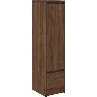 vidaXL Highboard Braun Eichen-Optik 29,5x34x119,5 cm Holzwerkstoff