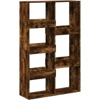 vidaXL Bücherregal Räuchereiche 100x33x155,5 cm Holzwerkstoff