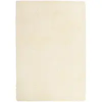 vidaXL Teppich Shaggy Hochflor NAVARRA Creme 160x230 cm Polyester