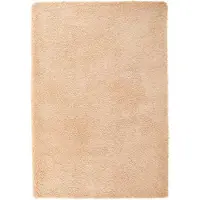 vidaXL Teppich Shaggy Hochflor NAVARRA Beige 200x290 cm Polyester