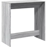 vidaXL Bartisch Grau Sonoma 102x50x103,5 cm Holzwerkstoff