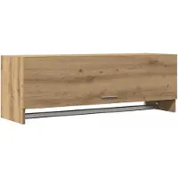 vidaXL Kleiderschrank Artisan-Eiche 100x32,5x35 cm Holzwerkstoff