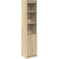 vidaXL Highboard Sonoma-Eiche 37,5x35x180 cm Holzwerkstoff