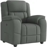 vidaXL Relaxsessel Dunkelgrau Stoff