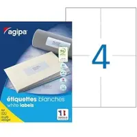 Agipa Universal-Etiketten, 105 x 148,5 mm, mit Abzieh-Hilfe