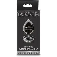 Taboom Butt Plug mit Diamantjuwel mittelgroß