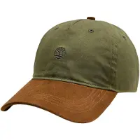 Timberland Mens Waxed Canvas Baseball Cap leaf green OS