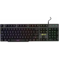 Inca IKG-446, Kabelgebunden, USB, Mechanischer Switch, QWERTZ, RGB-LED, Schwarz