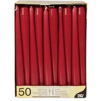 Papstar 17961 Wachskerze Zylinder Bordeaux (e)