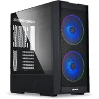 Lian Li Lancool 206, Tower, PC, Schwarz, ATX, micro ATX, Mini-ITX, Stahl, Gehärtetes Glas, Gaming