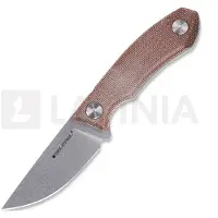 RealSteel Receptor Messer, Natural Micarta, Stonewash