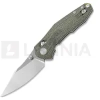 GiantMouse ACE Nazca Green Canvas Micarta Taschenmesser
