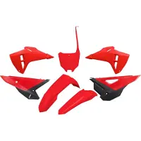 Ufo Honda Crf 250r/rx 2022-2024 Honda Crf 450r/rx 2021-2024 Plastikbausatz Rot Rot One Size
