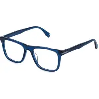 Police VPLR62 Blu trasparente lucido 54/18/150 Herren Brillen
