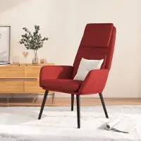 Prolenta Maison Exclusive - Relaxsessel Stoff Weinrot