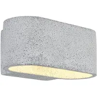 Globo Wandleuchte, FERGUSON, Weiß, Aluminium, Beton, IP54, B 20 cm
