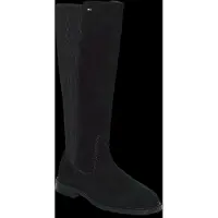 Tommy Hilfiger Stiefel Enamel Flag Suede High Chelsea FW0FW09574 Schwarz 41