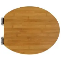 WELLWATER WC-Sitz Bambus, Soft-Close, Take-Off, Echtholz, 956477