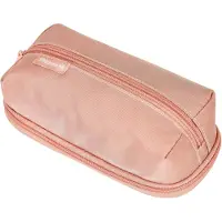 Pelikan Quattro Twill, Weiches Federmäppchen, Twill, Rose, Einfarbig, Reißverschluss, Erwachsene/Kinder