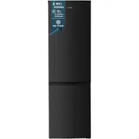 Homex No-Frost-Kühlschrank mit Gefrierfach, Groß - 253 Liter, Super-Frost-Funktion, Leise Kühl-Gefrierkombination, Energieklasse C, Schwarz, CFSN2531C-B