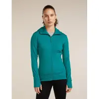 Icebreaker Damen Kleider halblg. Da Merino 260 Quantum LS Zip Hoodie