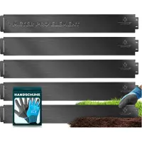 Kesser Rasenkante 5-50m Beeteinfassung Beetumrandung Metall Palisade Mähkante