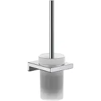 Hansgrohe AddStoris WC-Bürstengarnitur 10,5x12x34,2 cm Chrom