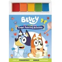 Alligator BLUEY Finger Painting Activity Book