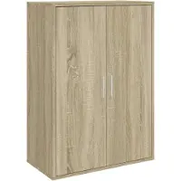 vidaXL Sideboard Sonoma-Eiche 60x31x84 cm Holzwerkstoff