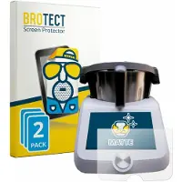 BROTECT 2x Schutzfolie für SilverCrest Monsieur Cuisine Smart Displayschutz Displayschutzfolie Folie Matt Entspiegelungsfolie