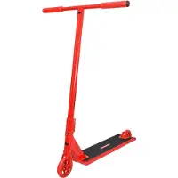 Boarddistribution NKD Mood Stunt Scooter Rot – Leichter Freestyle-Stunt-Scooter mit HIC-Kompressionssystem und 110-mm-Rädern für Park- und Street-Riding