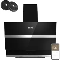CIARRA Kopffreihaube 60 cm A+++ 692 m³/h Dunstabzugshaube WIFI + APP & Touch Control Booster VM6736NB