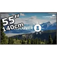 Legamaster Digital-Signage Discover 3 DIS-5520, 55 Zoll, 4K UHD 3840 x 2160 Pixel, 500 cd/m2, 24/7 Betriebszeit