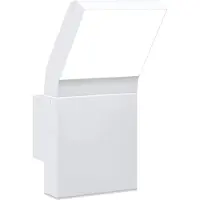 vidaXL LED-Außenwandleuchte Weiß Aluminiumdruckguss