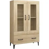 vidaXL Highboard Sonoma-Eiche 70x31x115 cm Holzwerkstoff