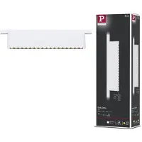 Paulmann URail LED-Leiste Zelos, 3000K, signalweiß, dimmbar, weiß / opal, für Wohn- / Esszimmer, Aluminium, Modern