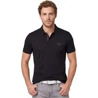 BOSS Poloshirt BOSS Green Porsche zwart Baumwolle