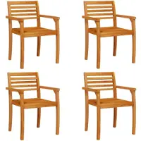 vidaXL Gartenstühle 4 Stk. 59x55x85 cm Massivholz Akazie