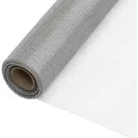 vidaXL Fliegengitter Edelstahl 60x1000 cm Silbern