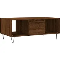 vidaXL Couchtisch Braun Eichen-Optik 90x50x36,5 cm Holzwerkstoff