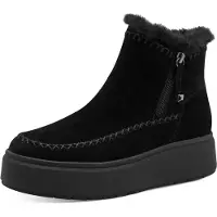 Tamaris Damen Elegante Stiefelette Warmfutter 1-26442-45 Schwarz