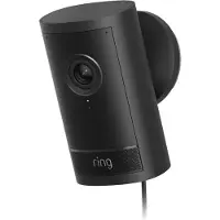 Ring Outdoor Camera 4K Pro, Außenkamera mit Netzstecker (neueste Generation), fü
